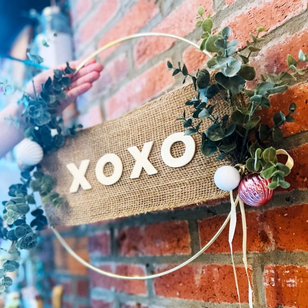 Saturday January 10th @ 11am: Hoop Wreath Workshop @ Studio 614