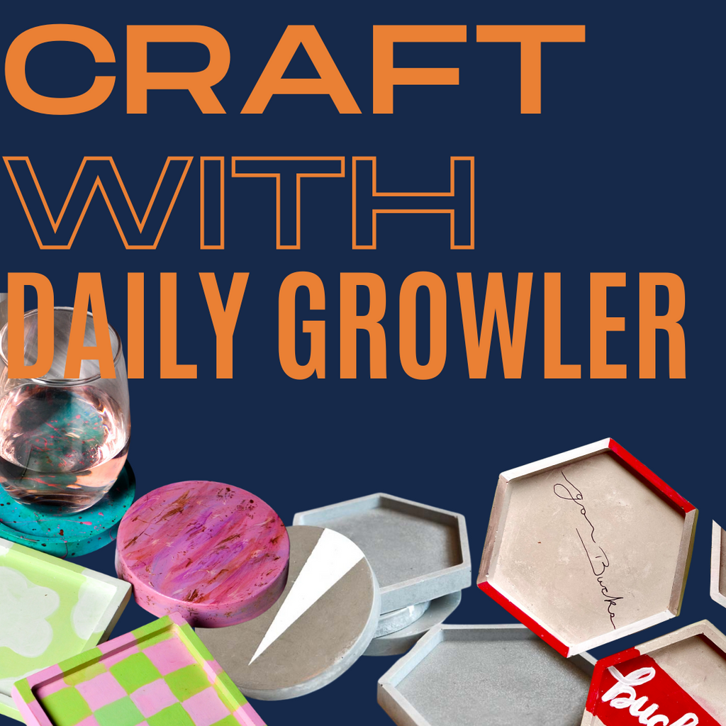 Monday December 5th @ 6:30pm: Concrete Coaster Workshop @ Daily Growler, UA