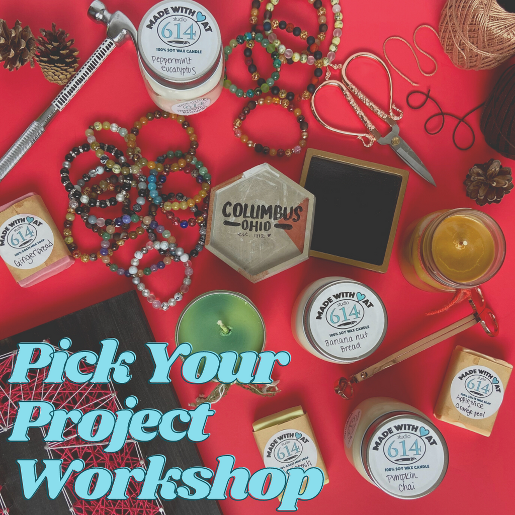 Saturday October 29th @ 5pm: "Pick Your Project" Open Workshop @ Studio 614