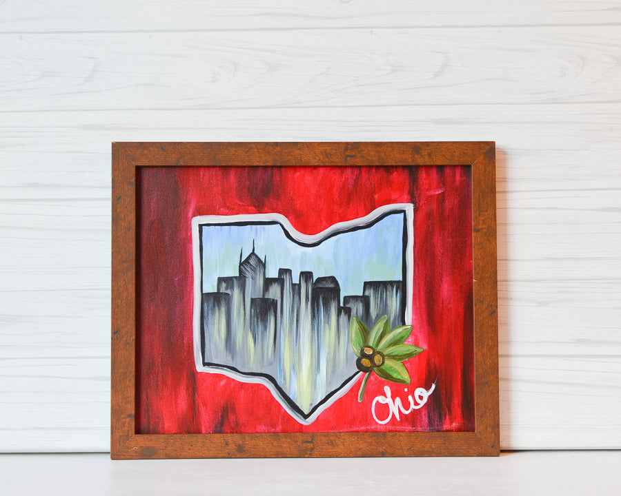 Wednesday, March 18, 2020: "Capital City" Canvas Painting @ Studio 614