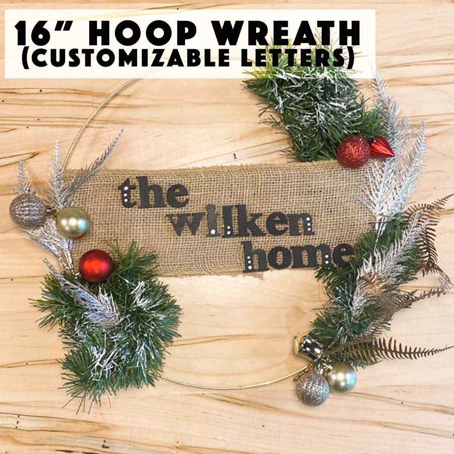 Friday December 9th, Hoop Wreath Workshop @ OSUMC