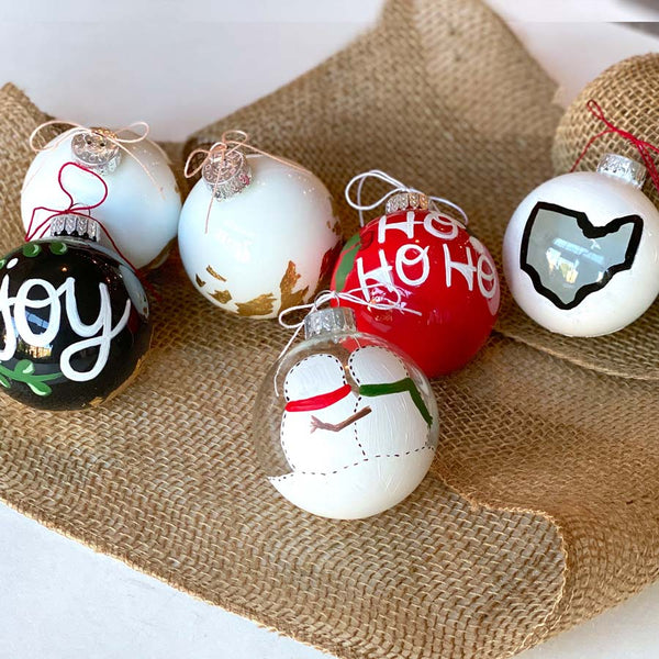 Sunday November 30th @ 1:30pm Glass Ornament Painting @ Studio 614