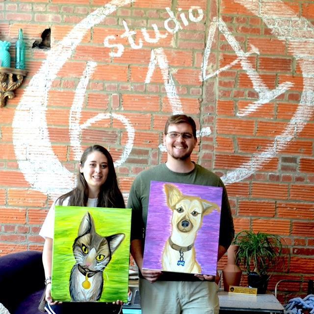 Thursday March 30th @ 6:30pm: Paint Your Pet Canvas Painting @ Studi – Studio  614