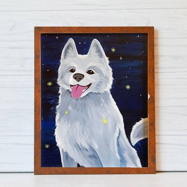 Thursday, February 24, 2022 @ 6pm: "Paint Your Pet" Canvas Painting Class @ Studio 614
